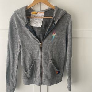 aviator nation zip up size small